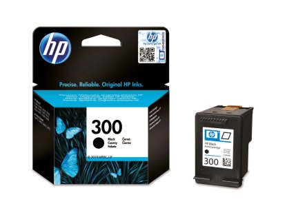 HP cartridge č. 300, black (CC640EE)