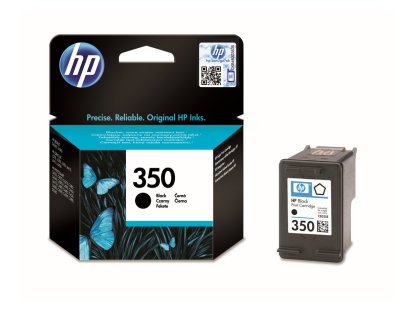 HP cartridge č. 350, black (CB335EE)