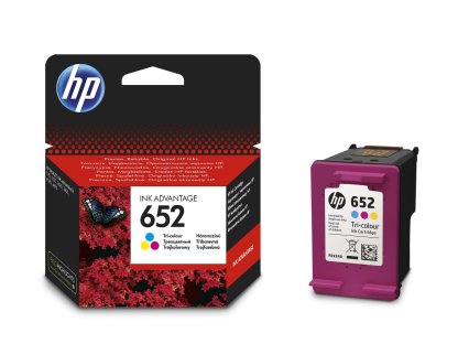 HP cartridge č. 652, CMY (F6V24AE)
