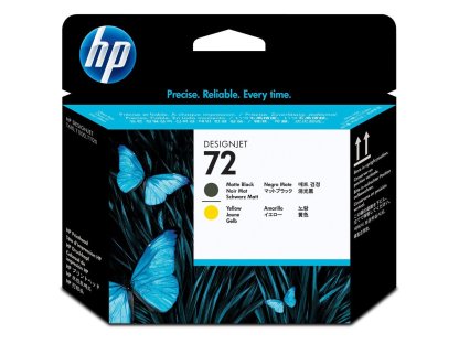 HP cartridge č. 72, yellow, matte black, (C9384A)
