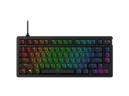 HP HyperX 75 Alloy Rise/Drátová USB/US layout/černá (7G7A4AA#ABA)