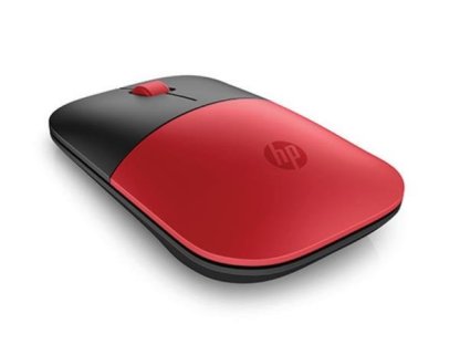 HP myš Z3700 bezdrátová červená (V0L82AA#ABB)