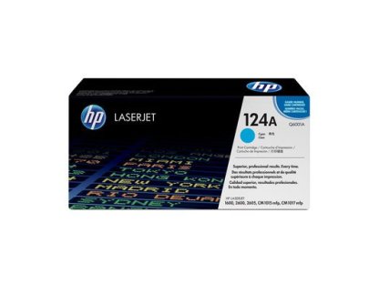 HP toner č. 124A, cyan (Q6001A)