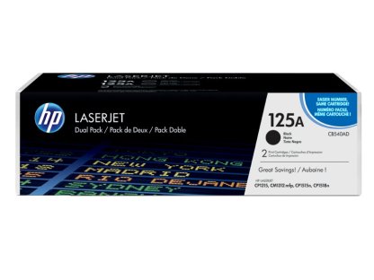 HP toner č. 125A, black (CB540AD)