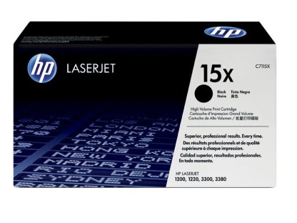 HP toner č. 15X, black (C7115X)