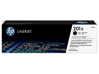 HP toner č. 201X, black (CF400X)