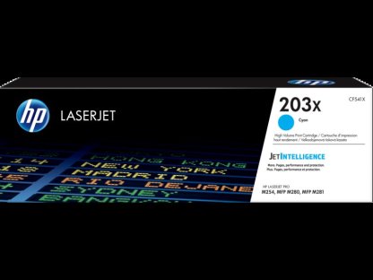 HP toner č. 203X, cyan (CF541X)