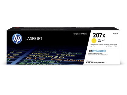 HP toner č. 207X, Žlutý (W2212X)