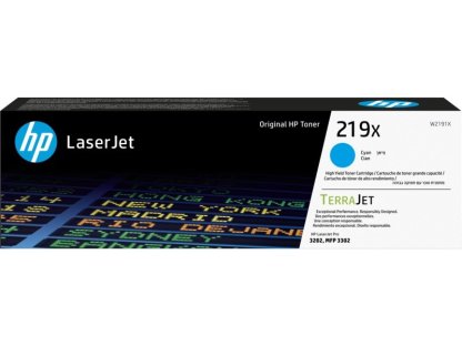 HP toner č. 219X, cyan (W2191X)