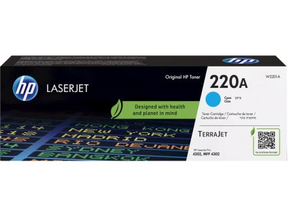 HP toner č. 220A, azurová (W2201A)