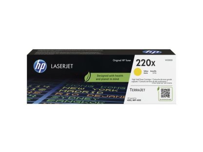HP toner č.220X, zlutý (W2202X)