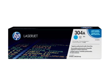 HP toner č. 304A, cyan (CC531A)