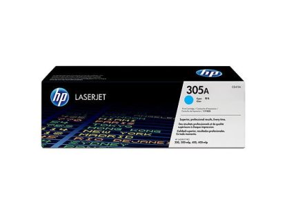 HP toner č. 305A, cyan (CE411A)