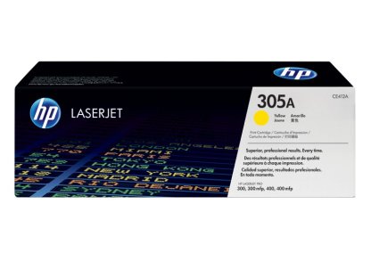 HP toner č. 305A, yellow (CE412A)