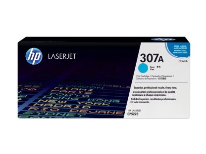 HP toner č. 307A, cyan (CE741A)