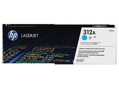 HP toner č. 312A, cyan (CF381A)