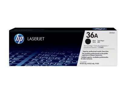 HP toner č. 36A, black (CB436A)