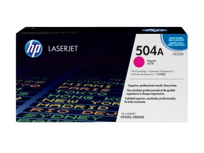 HP toner č. 504A, magenta (CE253A)