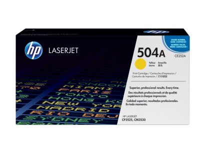 HP toner č. 504A, yellow (CE252A)