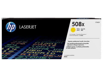 HP toner č. 508X, yellow (CF362X)