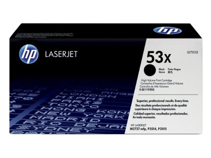 HP toner č. 53X, black (Q7553X)