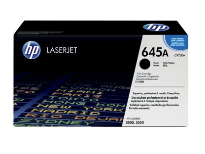 HP toner č. 645A, black (C9730A)