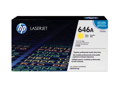 HP toner č. 646A, yellow (CF032A)