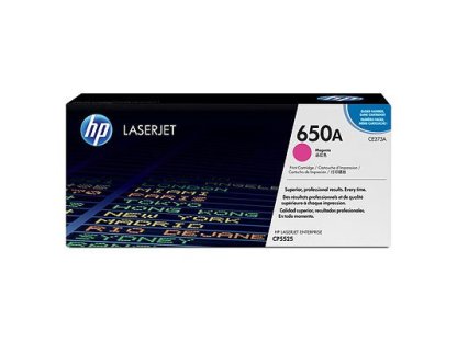 HP toner č.650A, magenta (CE273A)