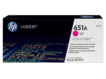 HP toner č. 651A, magenta (CE343A)