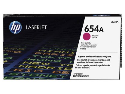 HP toner č. 654A, magenta (CF333A)