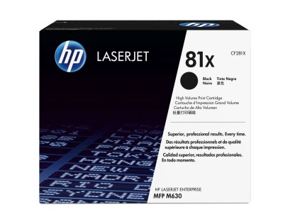 HP toner č. 81X, black (CF281X)