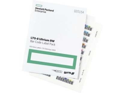 HPE LTO-8 30TB RW Bar Code Label Pack (Q2015A)