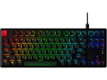 HyperX Alloy Origins Core PBT/Drátová USB/US layout/černá (639N7AA#ABA)