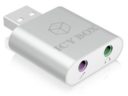 ICY BOX IB-AC527 USB to microphone and headphone adapter (IB-AC527)