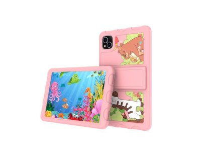 iGET SMART W8 Kids Pink - 8" IPS, 1280x800, Octa Core, 4GB+64GB, WiFi, BT, 4000mAh, Android 14, pouzdro, ružová (84000343)