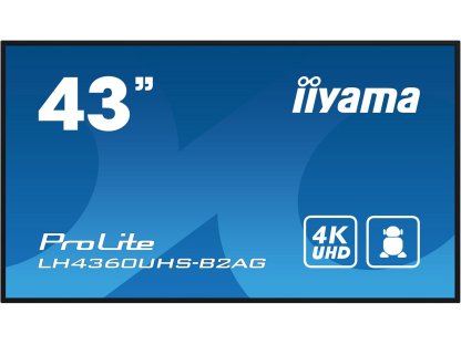 IIYAMA displej 42,5'' ProLite LH4360UHS-B2AG black (LH4360UHS-B2AG)