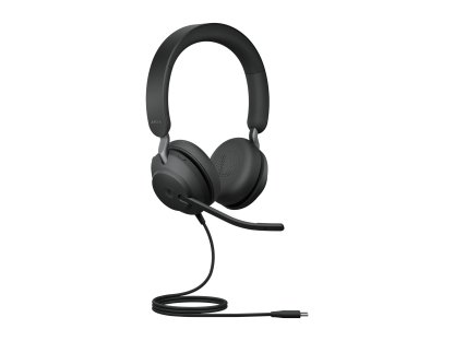JABRA Evolve2 40 SE, Stereo, USB-C, Drát, MS, Cerná (24189-999-899)