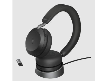 JABRA Evolve2 75, USB-A, MS Stereo Stand, Black (27599-999-989)