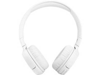 JBL Tune 510BT White sluchátka na uši, bezdrátová, Bluetooth 5.0, 32 ohm, výdrž až 40 hod, rychlé nabíjení, bílá (T510BTWHT)
