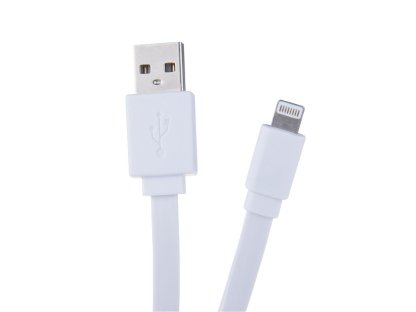 Kabel AVACOM USB - Lightning, LIG-120W, 120cm, bílá (DCUS-LIG-120W)
