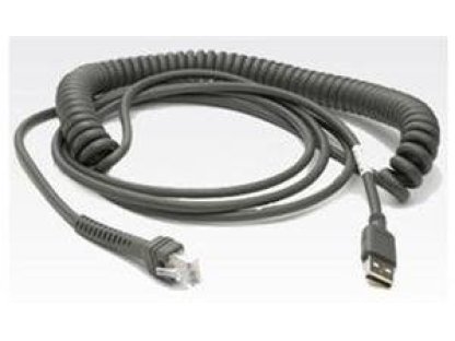 Kabel Motorola LS2208/LS4208, kroucený kabel, USB, 2,8m (CBA-U12-C09ZAR)