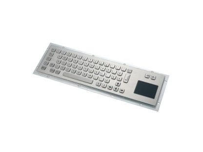 KB001T – Prumyslová nerezová klávesnice s touchpadem do zástavby - drátová, IP65, CZ (KB001T)