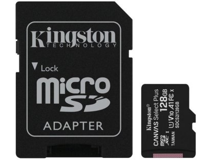 KINGSTON 128GB microSDXC CANVAS (SDCS2/128GB)