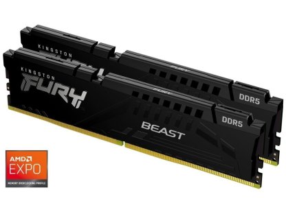 KINGSTON 16GB DDR5 5600MHz FURY Beast EXPO Black (KF556C36BBEK2-16)