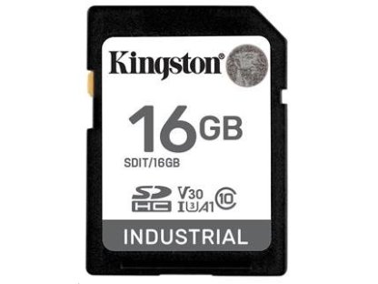 KINGSTON 16GB SDHC karta Industrial pSLC (SDIT/16GB)