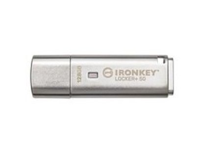 KINGSTON 256GB IronKey Locker Plus 50 AES Encryption, USBtoCloud (IKLP50/256GB)