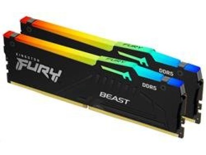 KINGSTON 32GB DDR5 5200MHz FURY Beast RGB (KF552C40BBAK2-32)