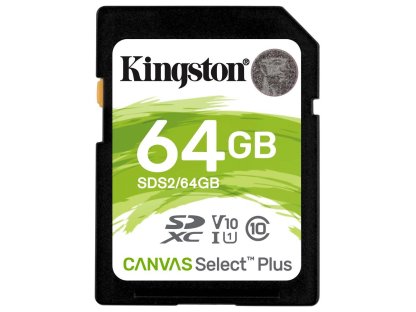 KINGSTON 64GB Canvas Select Plus SDXC (SDS2/64GB)