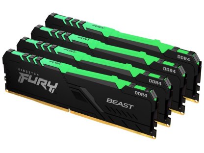 KINGSTON 64GB DDR4 3200MHz FURY Beast RGB (KF432C16BB1AK4/64)