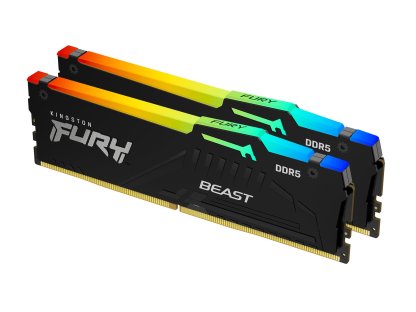 KINGSTON 64GB DDR5 5600MHz FURY Beast EXPO RGB Black (KF556C40BB2AK2-64)